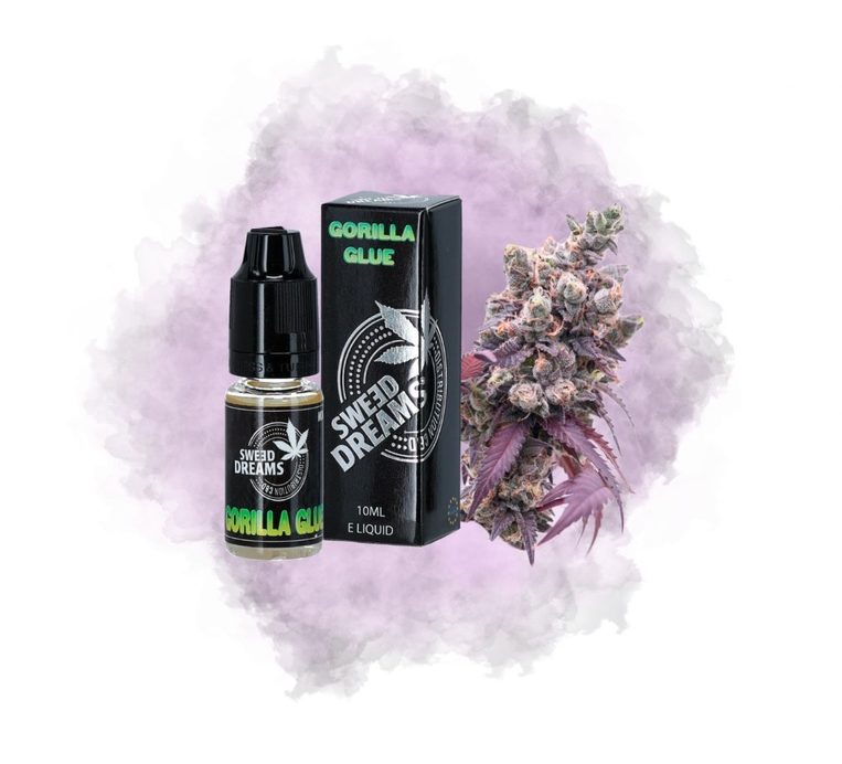 Liquido de recarga vaper Gorilla Glue CBD vaper