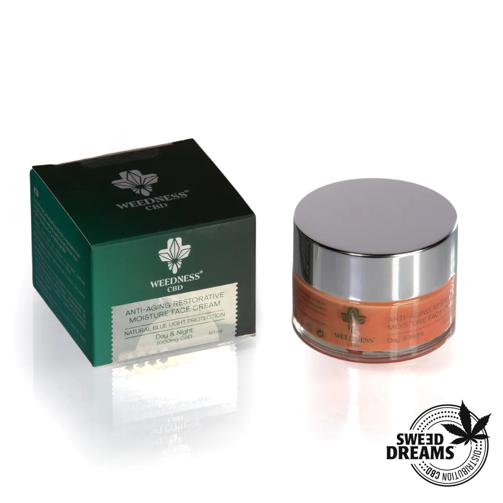 Crema Facial Antiedad 24hs 1000mg CBD