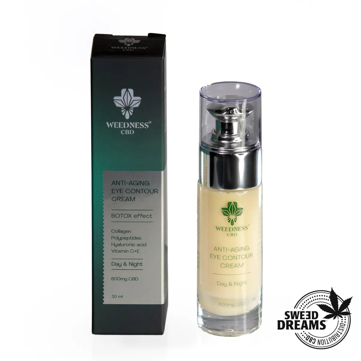 Contorno de ojos antiedad 600mg CBD