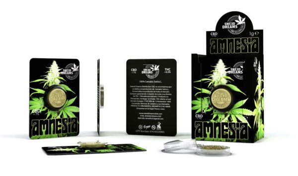 DESCATALOGADO - Moneda Hash Amnesia CBD - Imagen 3