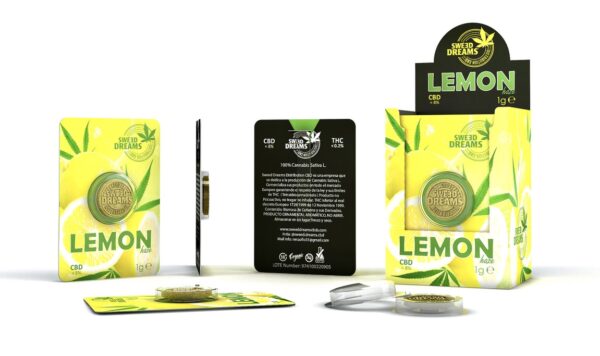 DESCATALOGADO - Moneda Hash Lemon CBD - Imagen 3