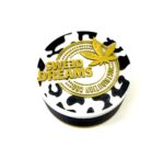 3D Grinder Blanco Oro Mimético