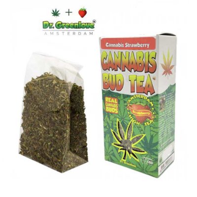 Cannabis Bud Té Fresa CBD