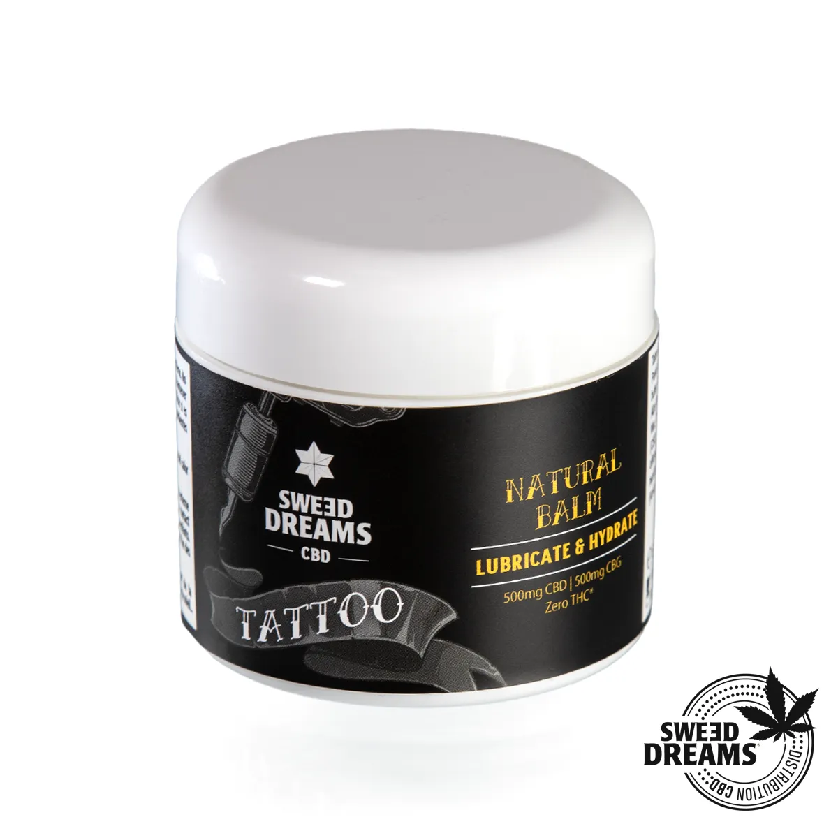 Natural Calm TATTOO Bálsamo Tattoo 500mg CBD y 500mg CBG 50ml - Imagen 1